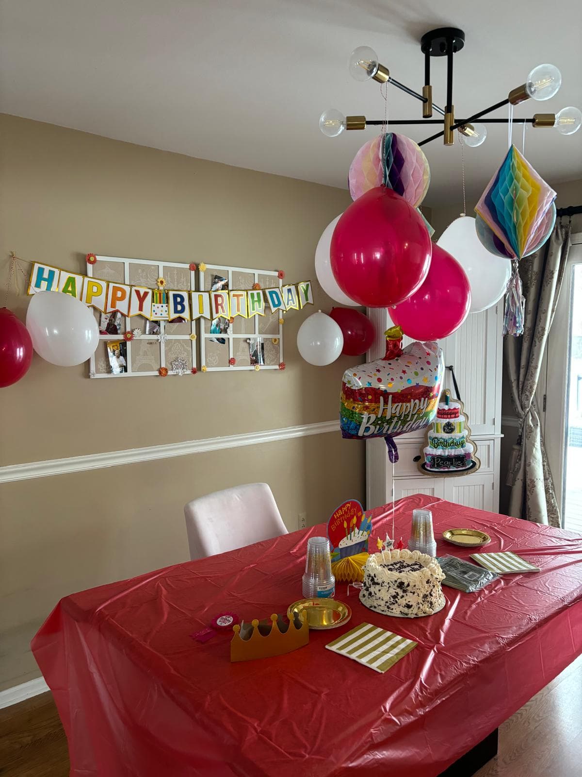 Peaceful Manor Farmington Hills — Dining room decorated for a birthday